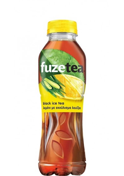 FuzeTea Black Ice Tea Λεμόνι με εκχύλισμα Λουίζας 0,50lt